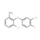 3-Chloro-2-(3-chloro-4-fluorophenoxy)aniline - chemical structure image