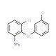 3-Chloro-2-(3-chlorophenoxy)aniline - chemical structure image
