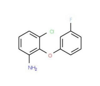 3-Chloro-2-(3-fluorophenoxy)aniline - chemical structure image