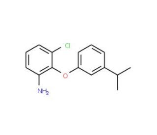 3-Chloro-2-(3-isopropylphenoxy)aniline - chemical structure image