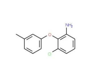 3-Chloro-2-(3-methylphenoxy)aniline - chemical structure image