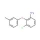 3-Chloro-2-(3-methylphenoxy)aniline - chemical structure image