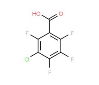 3-Chloro-2,4,5,6-tetrafluorobenzoic acid (CAS 5360-81-6) - chemical structure image
