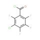 3-Chloro-2,4,5,6-tetrafluorobenzoyl chloride (CAS 292621-58-0) - chemical structure image