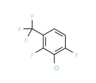 3-Chloro-2,4-difluorobenzotrifluoride (CAS 120770-03-8) - chemical structure image