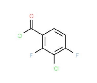 3-Chloro-2,4-difluorobenzoyl chloride (CAS 157373-00-7) - chemical structure image