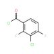 3-Chloro-2,4-difluorobenzoyl chloride (CAS 157373-00-7) - chemical structure image