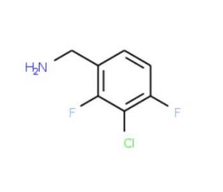 3-Chloro-2,4-difluorobenzylamine (CAS 886761-65-5) - chemical structure image