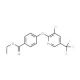 3-Chloro-2-[4-(ethoxycarbonyl)phenoxy]-5-(trifluoromethyl)pyridine (CAS 105626-86-6) - chemical structure image