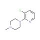 3-Chloro-2-(4-methylpiperazin-1-yl)pyridine (CAS 87394-57-8) - chemical structure image