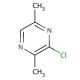 3-Chloro-2,5-dimethylpyrazine (CAS 95-89-6) - chemical structure image