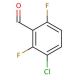 3-Chloro-2,6-difluorobenzaldehyde (CAS 190011-87-1) - chemical structure image