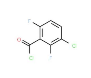 3-Chloro-2,6-difluorobenzoyl chloride (CAS 261762-43-0) - chemical structure image