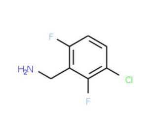 3-Chloro-2,6-difluorobenzylamine (CAS 261762-46-3) - chemical structure image