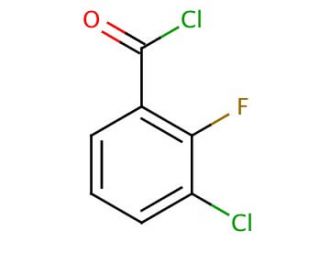 3-Chloro-2-fluorobenzoyl chloride (CAS 85345-76-2) - chemical structure image