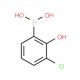 3-Chloro-2-hydroxyphenylboronic acid (CAS 951655-50-8) - chemical structure image