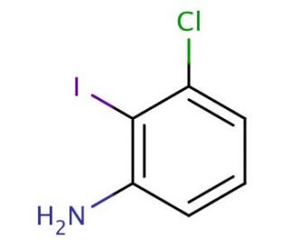 3-Chloro-2-iodoaniline - chemical structure image