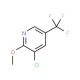 3-Chloro-2-methoxy-5-(trifluoromethyl)pyridine (CAS 175136-17-1) - chemical structure image