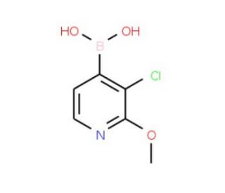 3-Chloro-2-methoxypyridine-4-boronic acid (CAS 957060-88-7) - chemical structure image