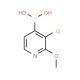 3-Chloro-2-methoxypyridine-4-boronic acid (CAS 957060-88-7) - chemical structure image