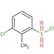 3-Chloro-2-methylbenzenesulfonyl chloride (CAS 80563-86-6) - chemical structure image
