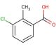 3-Chloro-2-methylbenzoic acid (CAS 7499-08-3) - chemical structure image