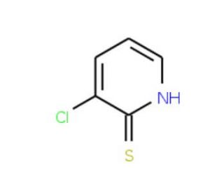 3-Chloro-2-pyridinethiol (CAS 5897-94-9) - chemical structure image