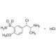 3-Chloro-3-(4′-methoxy-3′-sulfonamidophenyl)-2-propylamine, Hydrochloride (CAS 86244-33-9) - chemical structure image