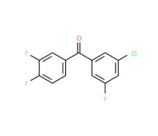3-Chloro-3&prime;,4&prime;,5-trifluorobenzophenone - chemical structure image