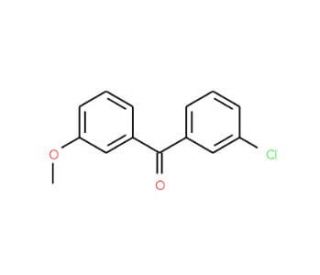 3-Chloro-3&prime;-methoxybenzophenone (CAS 32363-46-5) - chemical structure image