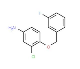 3-Chloro-4-[(3-fluorobenzyl)oxy]aniline (CAS 202197-26-0) - chemical structure image