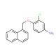 3-Chloro-4-(1-naphthylmethoxy)aniline - chemical structure image