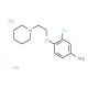 3-Chloro-4-[2-(1-piperidinyl)ethoxy]phenylamine dihydrochloride - chemical structure image