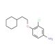 3-Chloro-4-(2-cyclohexylethoxy)aniline - chemical structure image