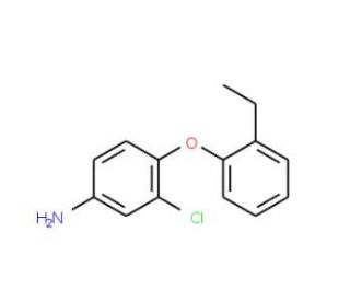 3-Chloro-4-(2-ethylphenoxy)aniline - chemical structure image