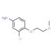 3-chloro-4-(2-methoxyethoxy)aniline - chemical structure image