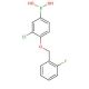 3-Chloro-4-(2′-fluorobenzyloxy)phenylboronic acid (CAS 870777-28-9) - chemical structure image