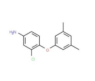 3-Chloro-4-(3,5-dimethylphenoxy)aniline - chemical structure image