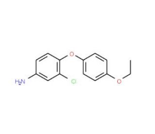 3-Chloro-4-(4-ethoxyphenoxy)aniline - chemical structure image