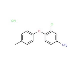 3-Chloro-4-(4-methylphenoxy)aniline hydrochloride - chemical structure image