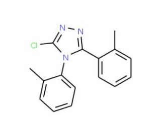 3-chloro-4,5-bis(2-methylphenyl)-4H-1,2,4-triazole - chemical structure image