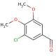 3-Chloro-4,5-dimethoxybenzaldehyde (CAS 18268-68-3) - chemical structure image