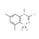 3-Chloro-4,6,8-trimethyl-4H-1,2,4-benzothiadiazin-1,1-dioxide - chemical structure image