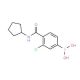 3-Chloro-4-(cyclopentylcarbamoyl)phenylboronic acid (CAS 957061-19-7) - chemical structure image