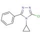 3-chloro-4-cyclopropyl-5-phenyl-4H-1,2,4-triazole - chemical structure image