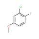 3-Chloro-4-fluoroanisole (CAS 202925-07-3) - chemical structure image