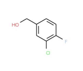 3-Chloro-4-fluorobenzyl alcohol (CAS 161446-90-8) - chemical structure image
