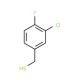 3-Chloro-4-fluorobenzyl mercaptan - chemical structure image