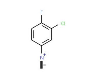 3-Chloro-4-fluorophenylisocyanide - chemical structure image