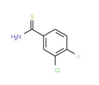 3-Chloro-4-fluorothiobenzamide (CAS 130560-97-3) - chemical structure image